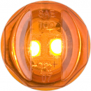 3/4 Inch Amber 2 LED Marker And Clearance Light