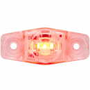 3 LED Red Marker And Clearance Light With .156 Female Barrels