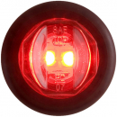 2 LED Red Marker And Clearance Light With Female Weathertight Plug And 148 Inch Harness