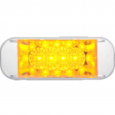 16 LED Amber Marker And Clearance Light Kit With Chrome Bezel