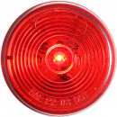 2 Inch Round 1 LED Red Marker And Clearance Light With Weathertight Connection