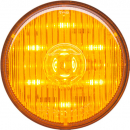 2.5 Inch Round 7 LED Amber Marker And Clearance Light With Weathertight Connection