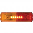 10 LED Dual Red/Amber Fender Light