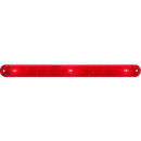15 Inch 3 LED Red Identification Light Bar With .180 Male Bullet Plugs