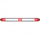 15 Inch 17 LED Red And White Identification Light Bar With Built In Utility Light