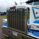 Peterbilt 388 And 389 Long Hood Stainless Grille Surround