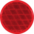 3 Inch Round Red Reflector With Adhesive Backing