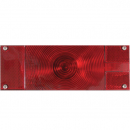 Driver Side Incandescent Red Combination Tail Light With License Illuminator