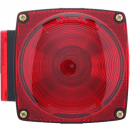 Driver Side Self Grounding 2 Way Plug Combination Tail Light With License Illuminator