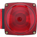 Driver Side Combination Tail Light With License Illuminator And Quick Connect Ports