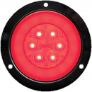 4 Inch Round 21 LED Red Stop/Turn/Tail Light With PL-3 Connection