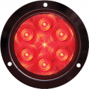 4 Inch Round 7 LED Red Stop/Turn/Tail Light With Weathertight Connection