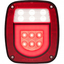 Driver Side 39 LED Red Combination Stop/Turn/Tail/Back-Up/License Light