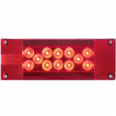 Driver Side 22 LED Red Low Profile Combination Tail Light