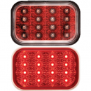 Rectangular 16 LED Red Stop/Turn/Tail Light With PL-3 Connection