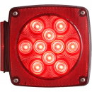 Driver Side 14 LED Red Combination Tail Light