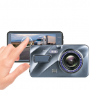 3rd Gen 1080P Blue Dash Cam With Touch Screen And 170 Degree Angle Camera