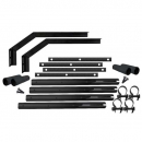 Poly Full Fender Mounting Kit With Angled Undermounts With Tube Mounting Arms
