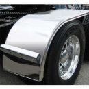 66 Inch 16 Gauge Smooth Rolled Edge Half Fenders With Mounting Kit