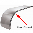 Fully Smooth Long Front Half Fender With Rolled Edge