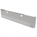 Kenworth W900B, W900L And W990L Miter End 11 Gauge Mirror Finish Stainless Steel Bumper With Bolt Holes And Tow Holes