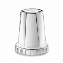 Chrome ABS Plastic Mag Wheel Style 33MM Threaded Nut Cover