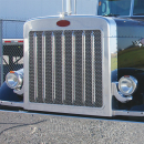 Peterbilt 389 Extended Hood Stainless Steel Front Grille With Oval Punch Outs