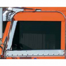 TPHD Stainless Steel Window Air Deflectors For Peterbilt 