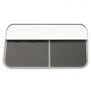 TPHD 70" Stainless Steel Chop-Look Side Sleeper Window Trim For Peterbilt