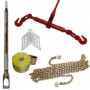 TPHD Cargo Control Flatbed Deluxe Starter Kit With 3/8" Chains