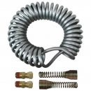 TPHD 54" Coiled 1/4" Air Line With Fittings For 5th Wheel Air Slide Cylinder