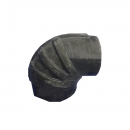 TPHD 7" To 5 - 1/2" 90 Degree Rubber Intake Elbow