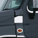 Stainless Freightliner Cascadia Hood Latch Trim