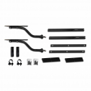 Poly Half Fender Black Mounting Kit With Tube Arms