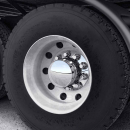 Standard Style Chrome Axle Cover Kit For 22.5 And 24.5" Wheels