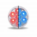 2 Inch 7 LED Dual Revolution Red/Blue Marker All in One Light