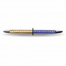 17 Inch Dual Amber Turn Signal/Blue Marker LED All in One Light