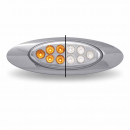 M1 Style Dual Amber/White Marker 10 LED All in One Light