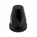Black 33mm Thread-On Nut Cover with Flange