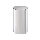 33mm x 3 1/2 Inch Chrome Plastic Cylinder Push On Nut Cover