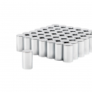 60 Pack Of 33mm X 3 1/2 Inch Push-On Cylinder Nut Covers