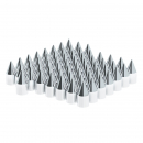 60 Pack Of 15/16 Inch By 1-3/16 Inch Push-On Spike Nut Covers