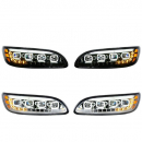 Peterbilt 382,384,386,387 Quad-LED Position And Sequential Signal Headlights