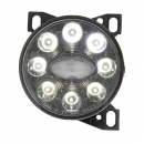 Peterbilt 579 And 587 And Kenworth T660 4 1/4 Inch Round 9 LED Projector Fog Light With LED Position Light
