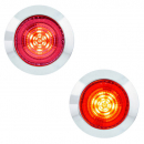 6 LED 1 1/4 Inch Red Clearance/Marker Light for Vehicles