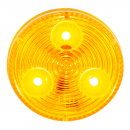 2" Round Low Profile Clearance/Marker LED Amber Light