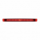 19 LED 17" Stop, Turn & Tail Light Bar Red LED/Red Lens