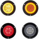 4 Inch 21 Red LED S/T/T & P/T/C GLO Light Flanged