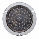 40 LED Deep Dish 4 inch Stop, Turn & Tail Red LED/Clear Lens