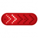 35 LED Oval Sequential Turn Signal Light